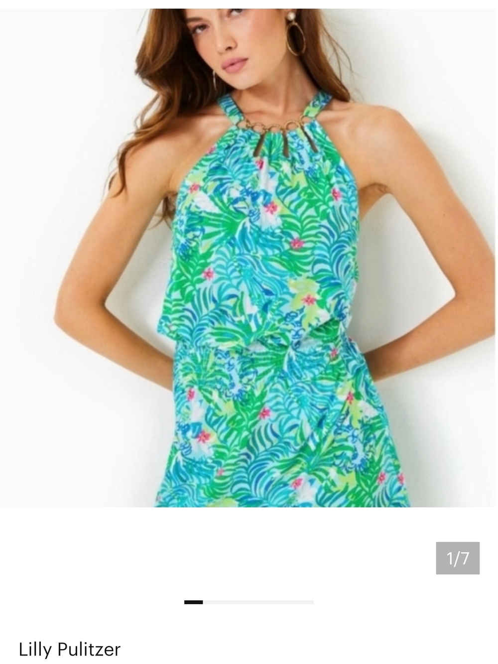 Lilly Pulitzer Shirelle Skirted Romper
